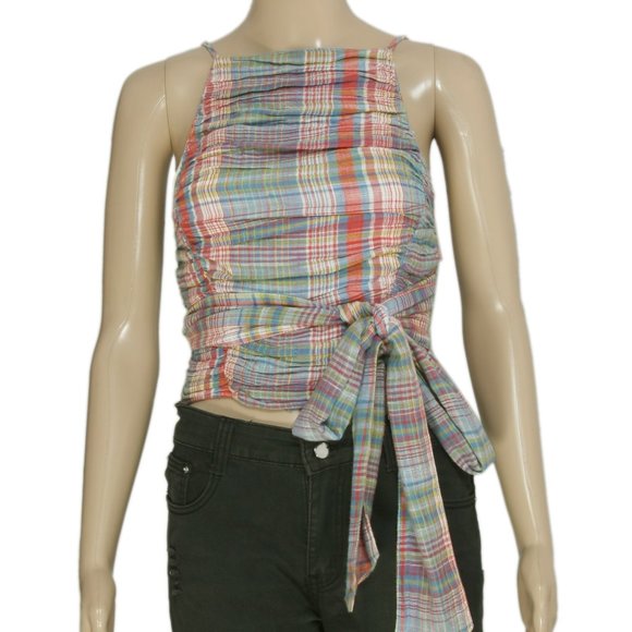 Free People Wool Real Love Plaid Tank Top New XS & S - Picture 5 of 8